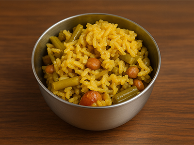 Brown Rice Chana Pulao