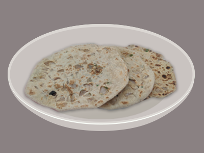 Multigrain Pyaaz Roti