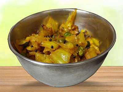 पत्ता गोभी मटर