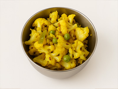 फूलगोभी मटर